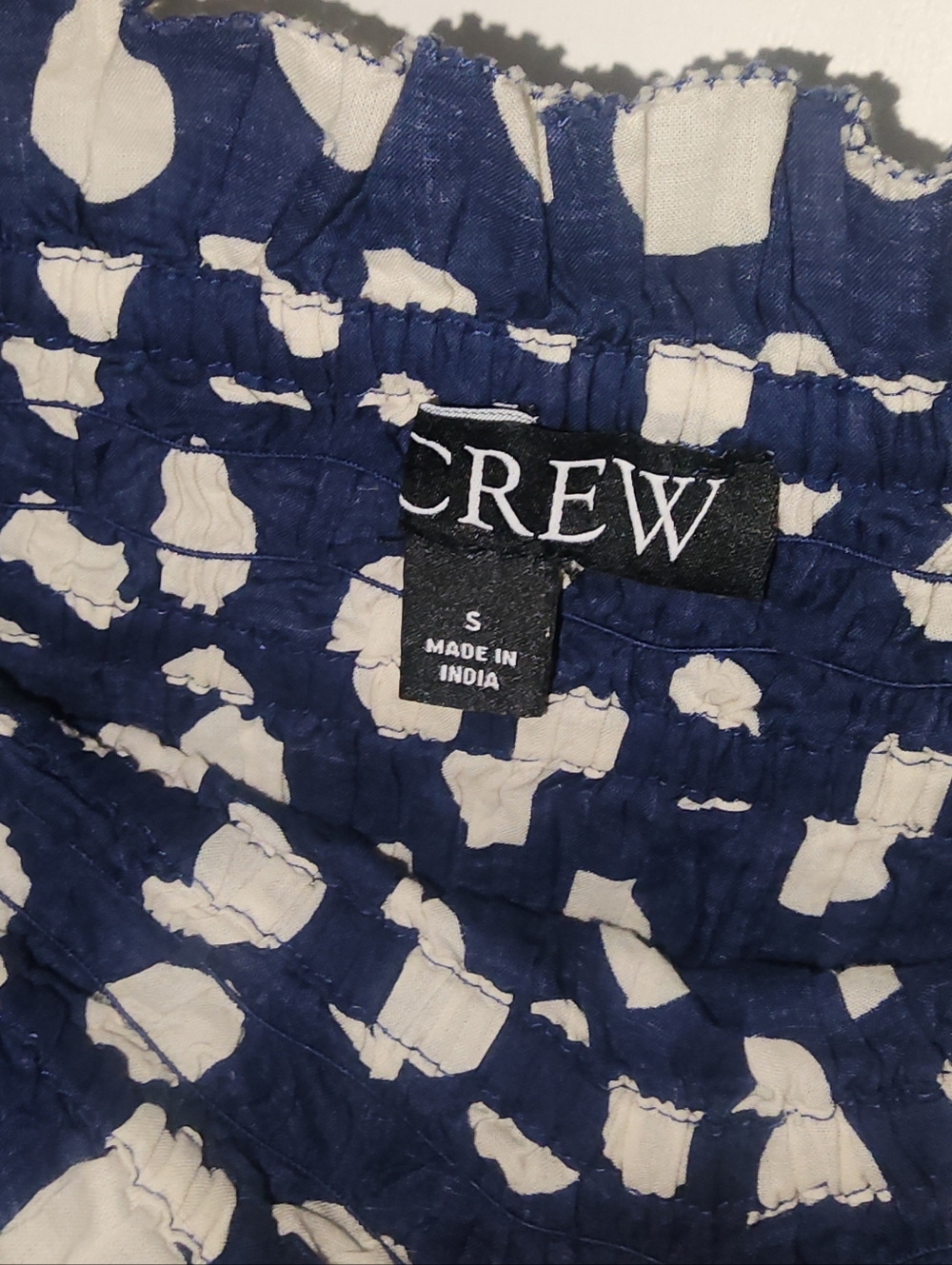 J. Crew Smocked maxi dress in cotton voile Sz S - Picture 5 of 6